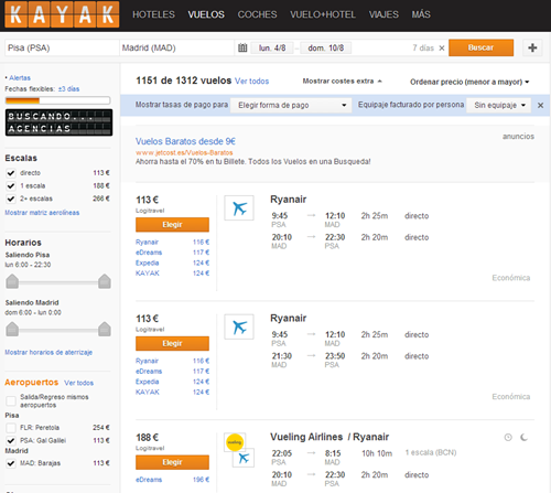 vuelos más baratos por internet